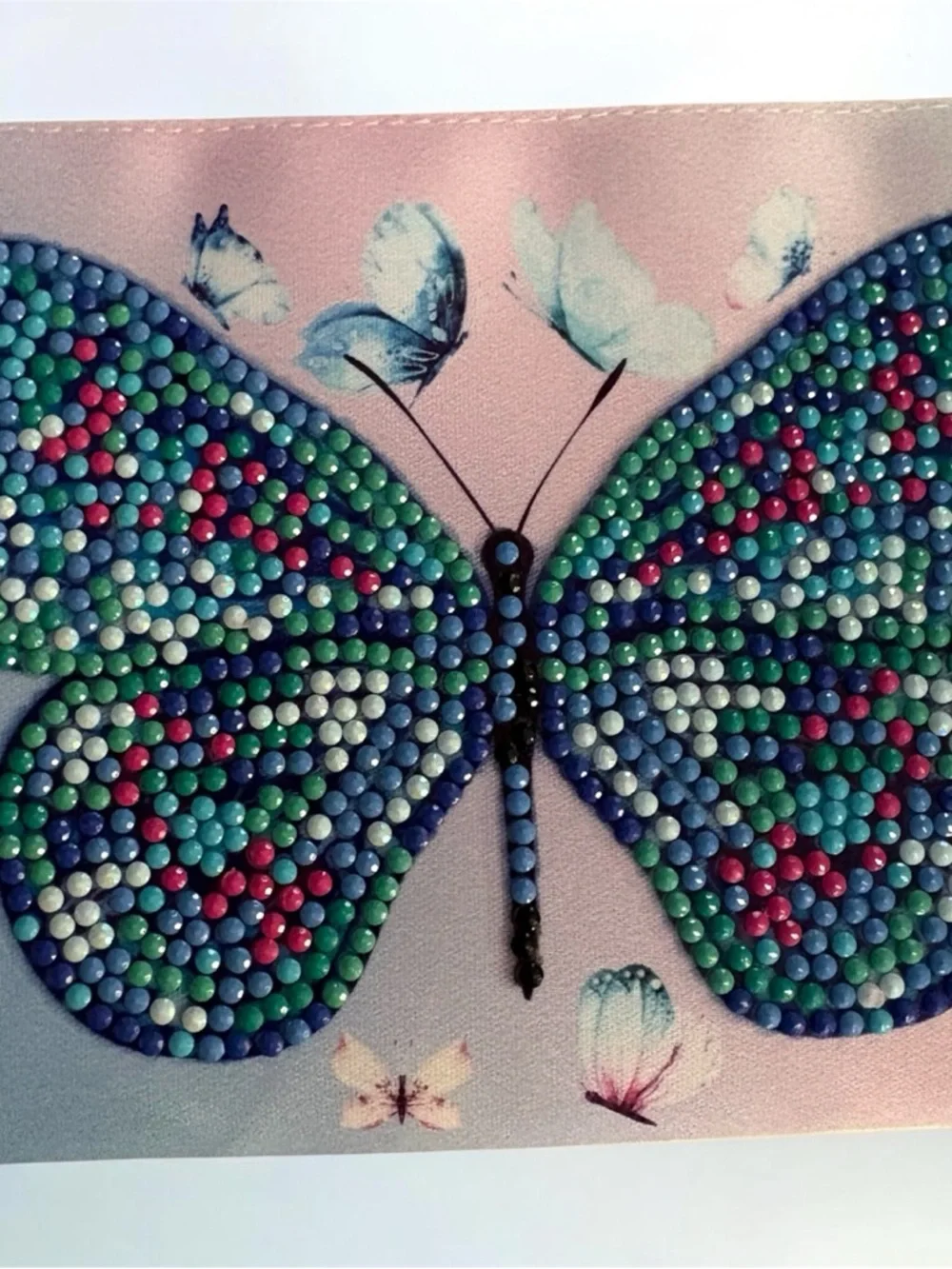 Butterfly Diamond Art Cosmetic Pouch